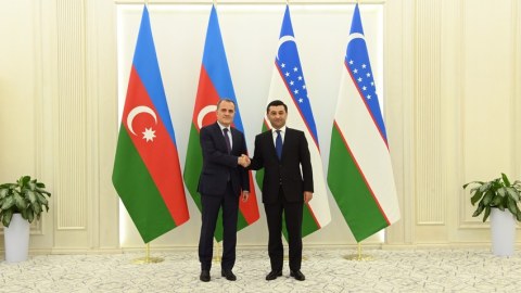 Ceyhun Bayramov özbək həmkarı ilə danışıqlar APARDI 