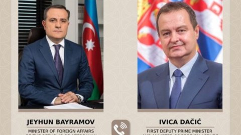 Ceyhun Bayramov serbiyalı həmkarı ilə danışıqlar APARDI 