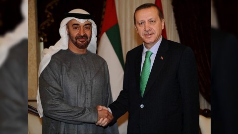 Ərdoğan BƏƏ prezidenti ilə danışıqlar apardı