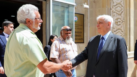 Yeni Kaledoniya Konqresinin nümayəndə heyəti ADU-da - FOTO
