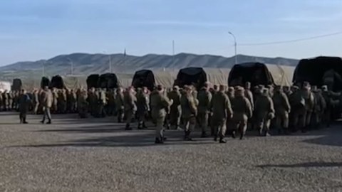 Sülhməramlılar Qarabağı belə tərk edir - VİDEO