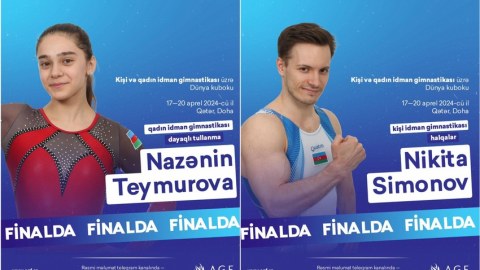 Gimnastlarımız Dünya Kubokunun FİNALINDA