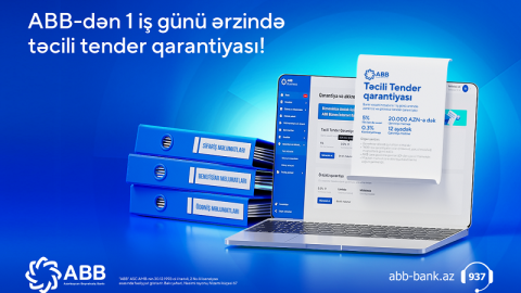 ABB-dən cəmi bir günə tender qarantiyası