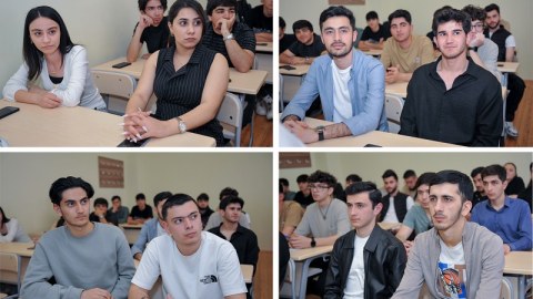 Polşalı professorlar BMU tələbələrinə mühazirə oxuyublar
