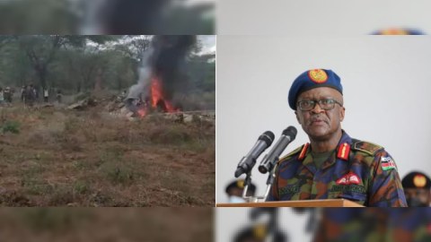 Keniyada helikopter qəzası - Baş komandan öldü
