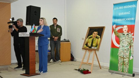 Şəhid polkovnik Sənan Axundovun xatirəsi anıldı 