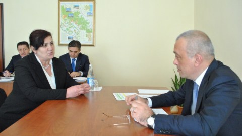 Zaur Mikayılov Zaqatalada vətəndaşlarla görüşüb - FOTO