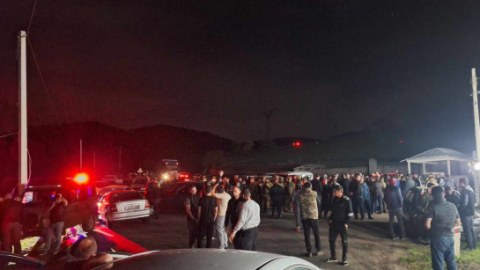 Revanşist ermənilər Tavuşda etiraz aksiyası keçirdilər