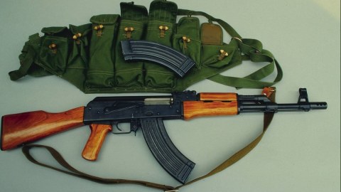 Xankəndidə avtomat və qumbara aşkarlandı