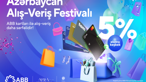 ABB-nin baş sponsorluğu ilə alış-veriş festivalı davam edir!
