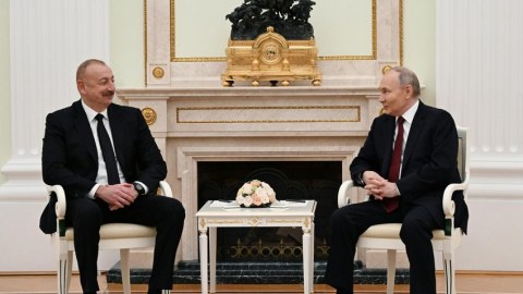 Azərbaycan və Rusiya prezidentləri birgə nahar ediblər