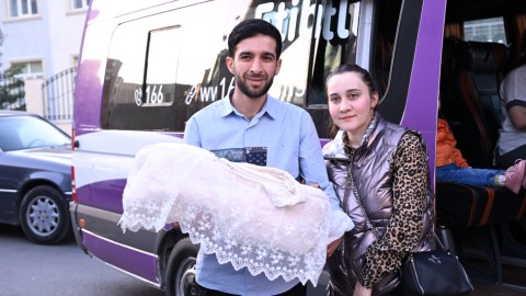 Füzuli şəhərinə növbəti köç karvanı yola düşdü - FOTOLAR