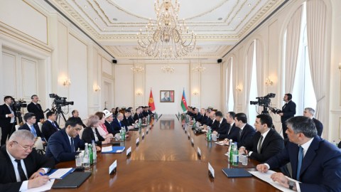 Azərbaycan və Qırğızıstan Dövlətlərarası Şurasının 2-ci iclası keçirilib - FOTO
