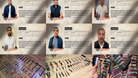 Bakıda müxtəlif təyinatlı bıçaqlar satanlar saxlanıldı - VİDEO