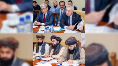 Qazaxıstan baş nazir müavini Taliban hökumətindəki həmkarı ilə görüşüb - FOTO 