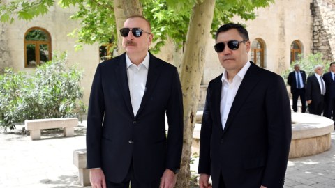 Prezidentlərin Qarabağ səfərindən FOTOLAR