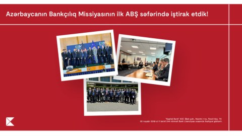 “Kapital Bank” ABŞ-a ilk işgüzar səfərində iştirak edib