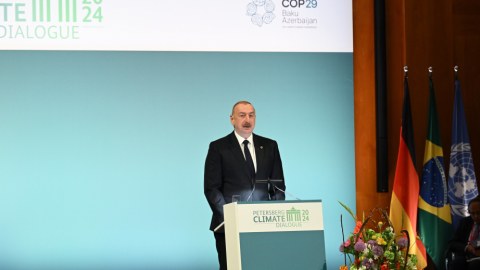 Azərbaycan Prezidenti: Bizim yaşıl gündəliyimiz COP-dan əvvəl də inkişaf edirdi