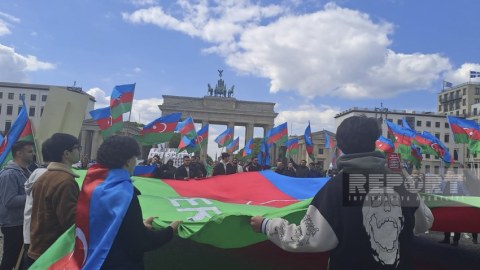Berlində diaspor fəallarından Azərbaycana DƏSTƏK