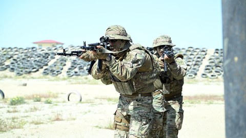 “Dəniz Komando Təməl kursu”nun buraxılış mərasimi - FOTO