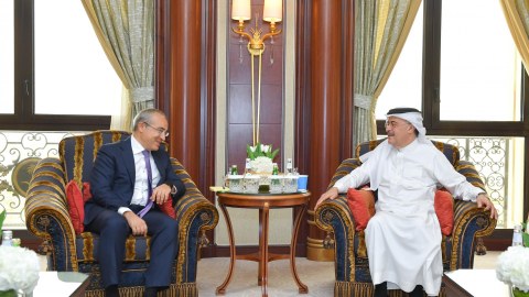Mikayıl Cabbarov “Saudi Aramco” prezidenti ilə GÖRÜŞDÜ