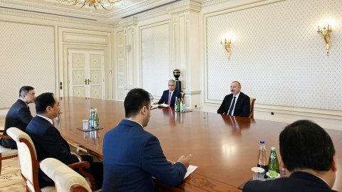 Prezident Çin Xalq Assosiasiyasının sədrini qəbul edib
