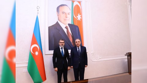 Baş prokuror TİHEK-in rəhbəri ilə görüşdü - FOTOLAR