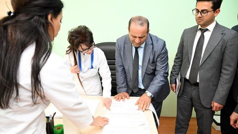 Ombudsman nümayəndələri Baş Klinik Hospitalda