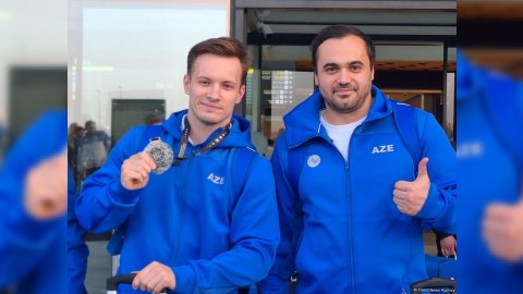 Gimnastımız Azərbaycana tarixi medal gətirdi - FOTO