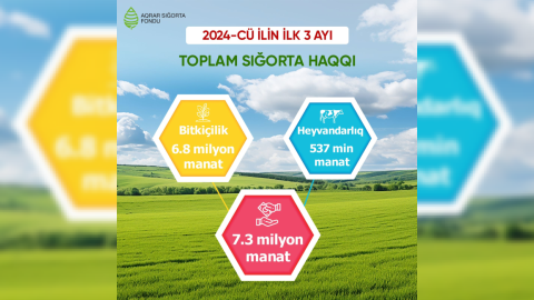 Aqrar Sığorta Fondu 2024-cü ilin ilk rübü üzrə nəticələrini açıqladı