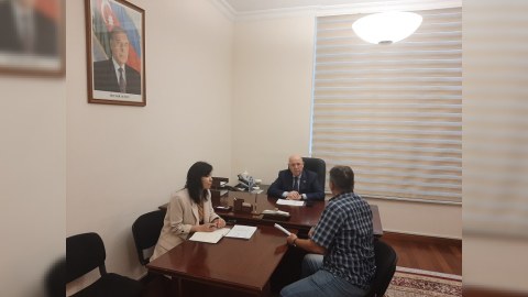 Əhliman Əmiraslanov Milli Məclisdə vətəndaşları qəbul edib - FOTO