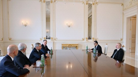Prezident ABŞ nümayəndə heyətini qəbul edib
