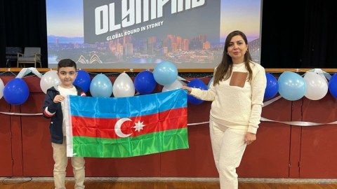 Azərbaycanlı şagird Sidneydə olimpiada qalibi oldu