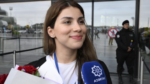 "Vətənimə qızıl medalla qayıtmaq qürurvericidir"