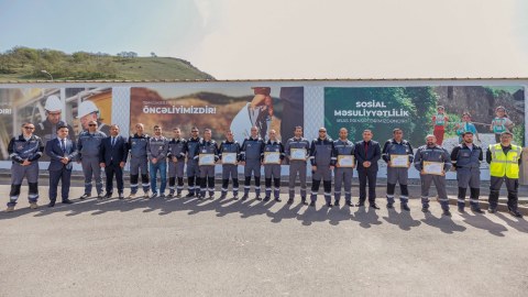 Çovdar İnteqrəolunmuş Regional Emal Sahəsində Ümumdünya Əməyin Mühafizəsi Günü qeyd olunub