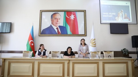Təhsil Tələbə Krediti Fondunun nümayəndələri GDU-də - FOTO