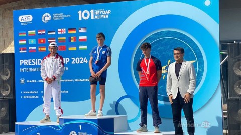 Azərbaycan "Prezident Kuboku"nda ilk medalı qazandı