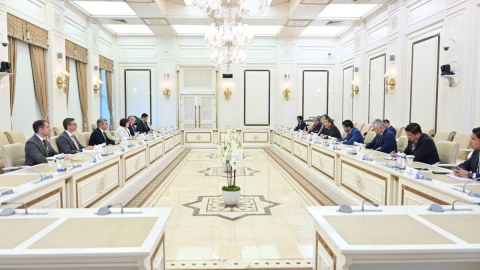 Sahibə Qafarova həmkarı ilə danışıqlar APARDI 