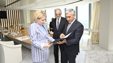 Heydər Əliyev Fondunun Rusiyadakı layihələri müzakirə olundu - FOTO
