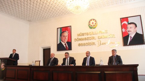Goranboyda İcra Başçısı yanında Şuranın növbəti iclası keçirilib - FOTO