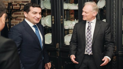 Hikmət Hacıyev Avropa rəsmisini qəbul etdi - FOTO
