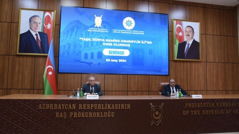 Baş Prokurorluqda "Yaşıl Dünya naminə həmrəylik ili"nə həsr olunmuş tədbir keçirilib