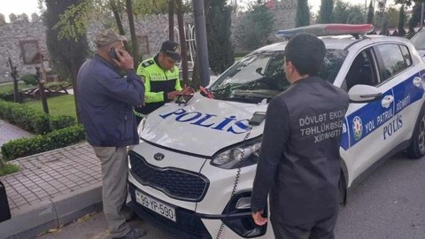 Yol polisindən havanı çirkləndirən maşınların sürücülərinə ÇAĞIRIŞ