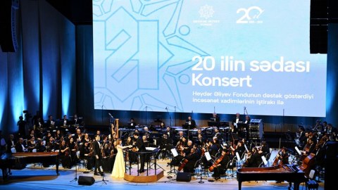 Heydər Əliyev Fondunun 20 illiyinə həsr olunan konsert