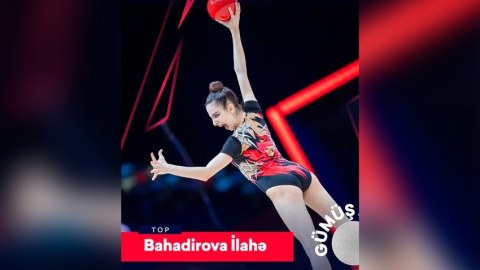 Gənc gimnastımız Avropa Kubokunda gümüş medal qazandı