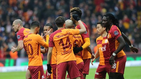 "Qalatasaray" 6 qol vurdu - VİDEO