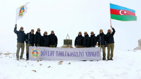 DTX əməkdaşları “Heydər zirvəsi”ndə - FOTO