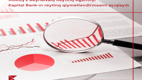 Moody’s Beynəlxalq Reytinq Agentliyi Kapital Bank-ın reytinq qiymətləndirməsini açıqladı