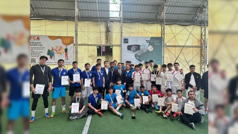 Biznes və Kooperasiya Kollecinin futbol komandası birinci yeri tutdu