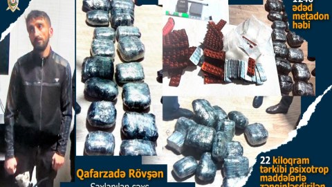 Lənkəranda əməliyyat - 22 kiloqram narkotik ələ keçirildi